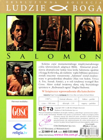 Salomon - mądry król (Ludzie Boga) (booklet) [DVD]