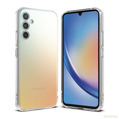 Ringke Fusion etui Samsung Galaxy A34 5G pancerny pokrowiec półprzezroczyste