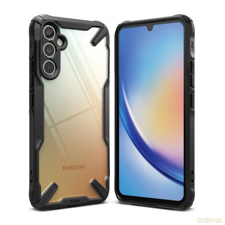Ringke Fusion X etui Samsung Galaxy A34 5G pancerny pokrowiec czarne