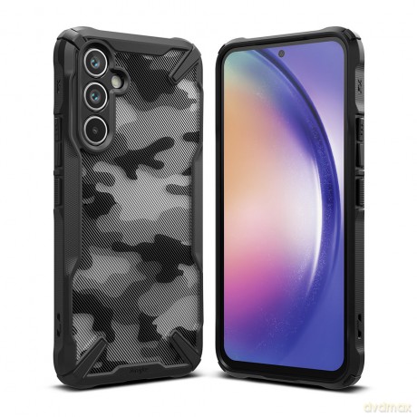 Ringke Fusion X etui Samsung Galaxy A54 5G pancerny pokrowiec camo black