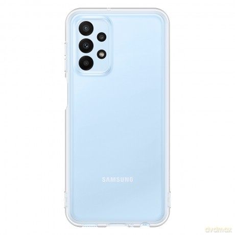 Samsung Soft Clear Cover wytrzymałe etui z żelową ramką i wzmocnionym tyłem Samsung Galaxy A23 przezroczysty (EF-QA235TTEGWW)