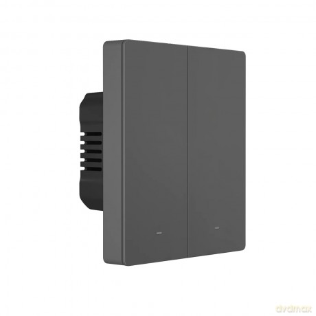 Sonoff inteligentny 2-kanałowy przełącznik ścienny Wi-Fi czarny (M5-2C-80)