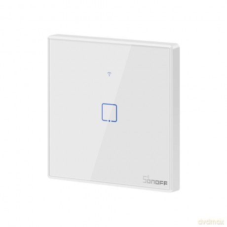 Sonoff T2EU1C-TX jednokanałowy dotykowy włącznik światła przełącznik przycisk Wi-Fi biały (IM190314015)