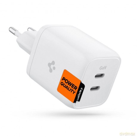 Spigen Pe2106eu Powerarc 2-Port Network Charger Pd65w White