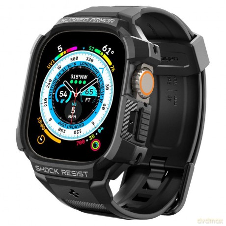 Spigen Rugged Armor "Pro" Apple Watch Ultra (49 Mm) Black