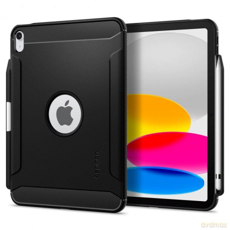 Spigen Rugged Armor Ipad 10.9 2022 Matte Black