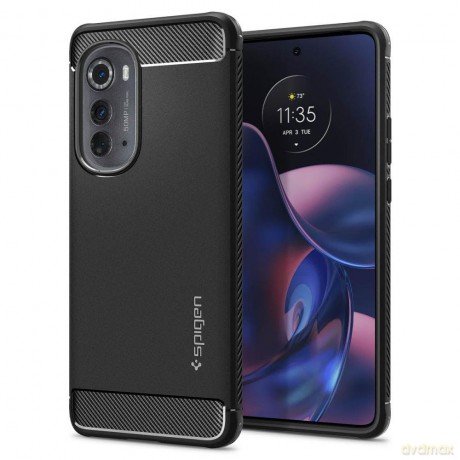 Spigen Rugged Armor Motorola Edge 2022 Matte Black