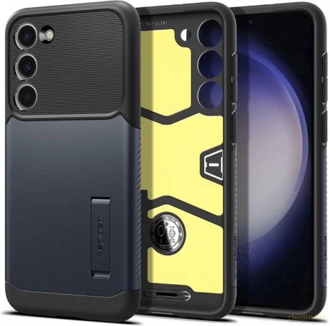 Spigen Slim Armor Galaxy S23 Metal Slate