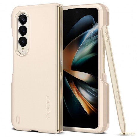 Spigen Thin Fit Pen Galaxy Z Fold 4 Pearled Ivory