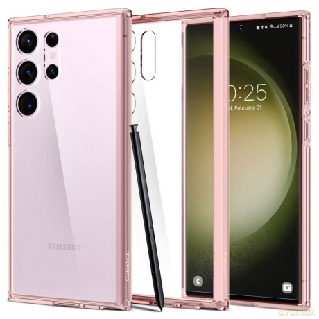 Spigen Ultra Hybrid Galaxy S23 Ultra Rose Crystal