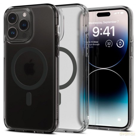 Spigen Ultra Hybrid Mag Magsafe Iphone 14 Pro Frost Black