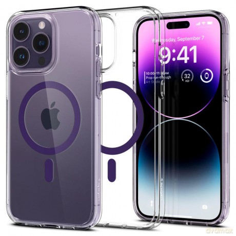 Spigen Ultra Hybrid Mag Magsafe Iphone 14 Pro Max Deep Purple
