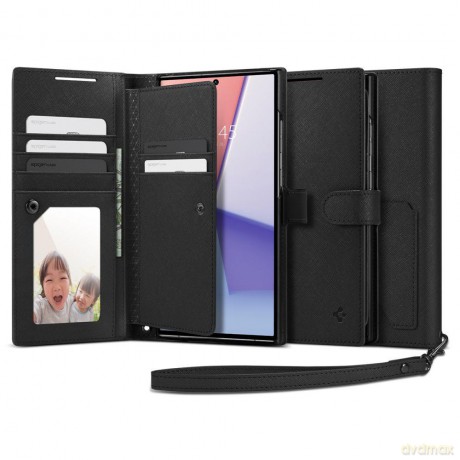 Spigen Wallet "S" Plus Galaxy S23 Ultra Black