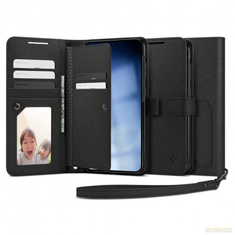 Spigen Wallet "S" Plus Galaxy S23+ Plus Black