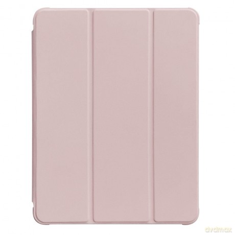 Stand Tablet Case etui Smart Cover pokrowiec na iPad 10.2'' 2021 z funkcja podstawki różowy