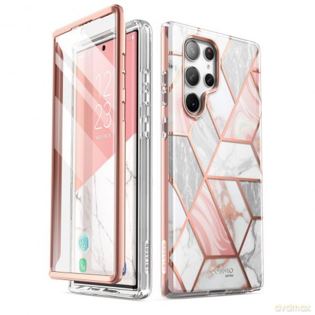 Supcase Cosmo Galaxy S23 Ultra Marble Pink