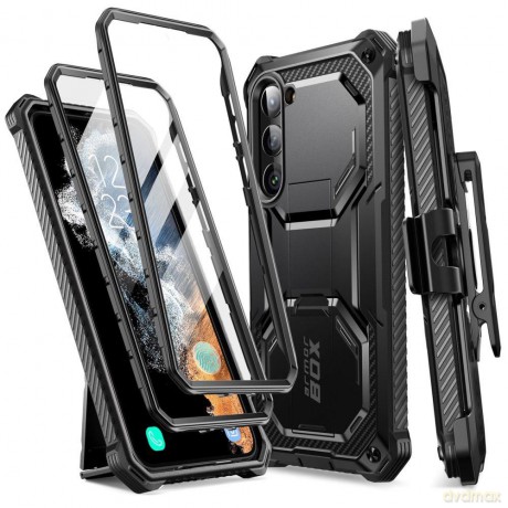 Supcase Iblsn Armorbox 2-Set Galaxy S23 Black