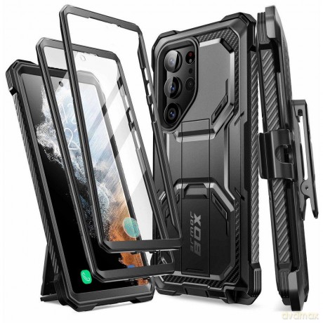 Supcase Iblsn Armorbox 2-Set Galaxy S23 Ultra Black