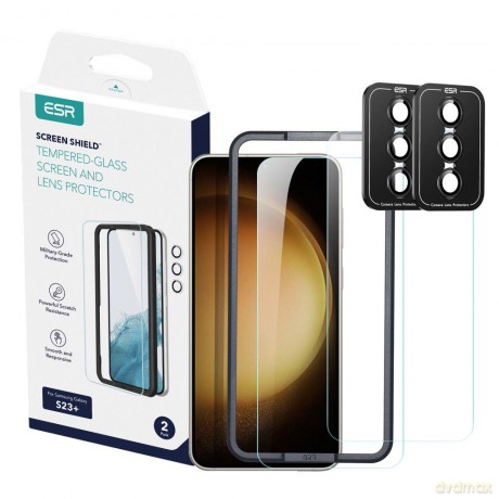 Szkło Hartowane Esr Protector Set 2-Pack Galaxy S23+ Plus Clear