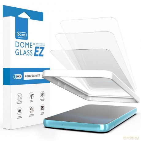 Szkło Hartowane Whitestone Ez Glass 3-Pack Galaxy S23+ Plus Clear