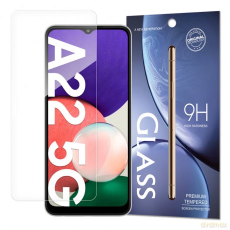Tempered Glass szkło hartowane 9H Samsung Galaxy A22 5G (opakowanie - koperta)