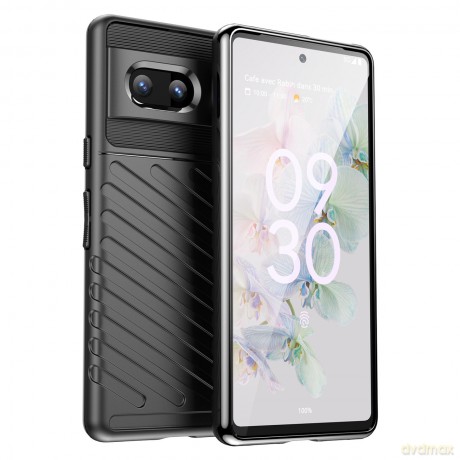 Thunder Case elastyczne pancerne etui pokrowiec Google Pixel 7 czarny