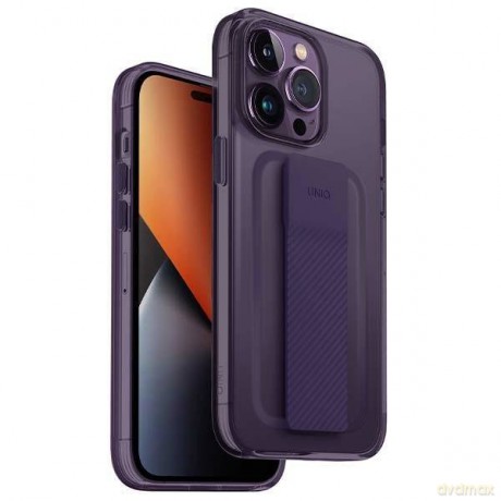 UNIQ etui Heldro Mount iPhone 14 Pro 6,1" fioletowy/fig purple