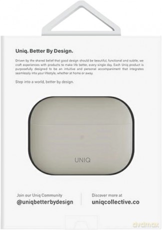 UNIQ etui Lino AirPods Pro 2 gen Silicone beżowy/beige ivory
