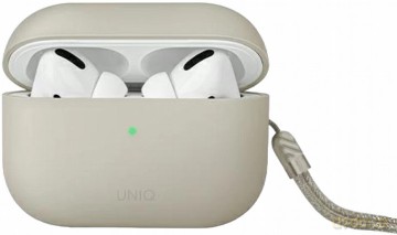 UNIQ etui Lino AirPods Pro 2 gen Silicone beżowy/beige ivory