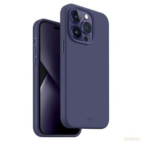 UNIQ etui Lino iPhone 14 Pro 6,1" purpurowy/purple fig