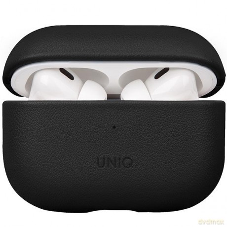 UNIQ etui Terra AirPods Pro 2 gen. Genuine Leather czarny/dallas black