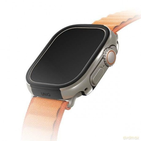 UNIQ etui Valencia Apple Watch Ultra 49 mm. srebrny/titanium silver
