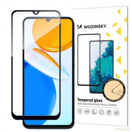 Wozinsky Full Glue szkło hartowane Honor X7 na cały ekran z ramką czarny