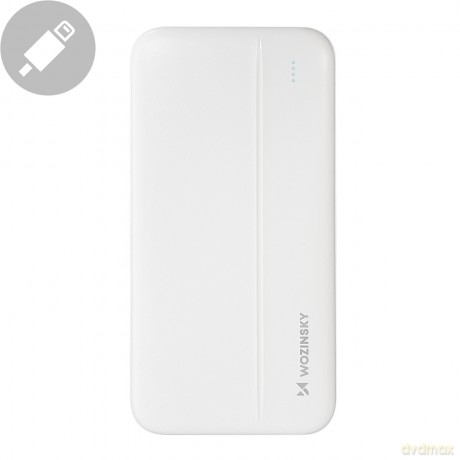 Wozinsky powerbank Li-Po 10000mAh 2 x USB biały (WPBWE1)