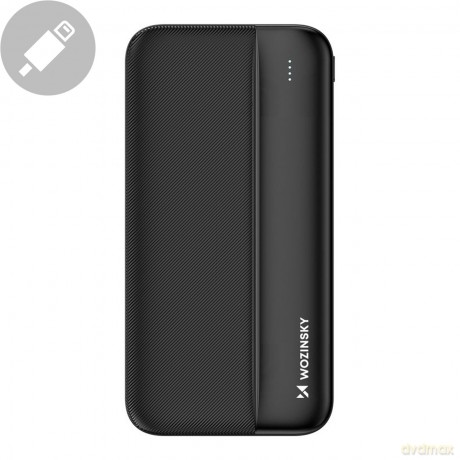 Wozinsky powerbank Li-Po 10000mAh 2 x USB czarny (WPBBK1)