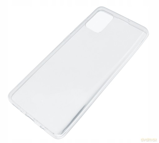 Żelowy pokrowiec etui Ultra Clear 0.5mm Samsung Galaxy A71 przezroczysty