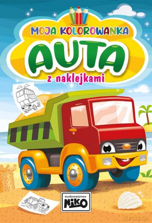 Auta. Moja kolorowanka z naklejkami - Artur Rajch [KSIĄŻKA]
