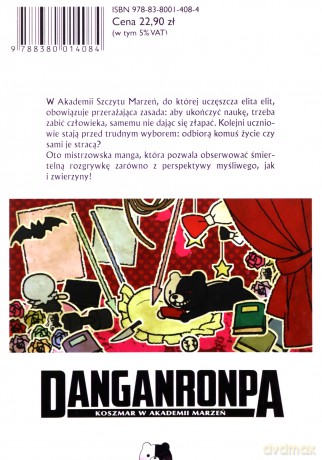 Danganronpa. Koszmar w Akademii Marzeń (Tom 1) - Hajime Touya, Spike Chunsoft [KOMIKS]