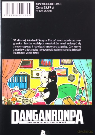 Danganronpa. Koszmar w Akademii Marzeń (Tom 4) - Hajime Touya, Spike Chunsoft [KOMIKS]
