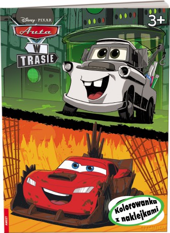 Disney Pixar Auta w trasie naklejam i koloruję NA-9131 [KSIĄŻKA]