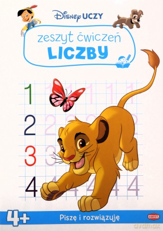 Disney uczy classic Zeszyt ćwiczeń. Liczby UDZ-9304 [KSIĄŻKA]
