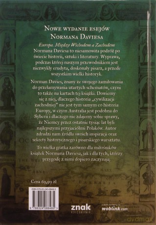 Europa. Między Wschodem a Zachodem - Norman Davies [KSIĄŻKA]