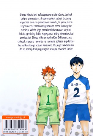 Haikyu!! (Tom 1) - Haruichi Furudate [KOMIKS]