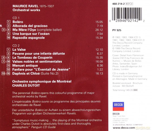 Dutoit: Ravel [2CD]