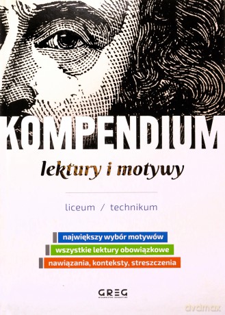 Kompendium lektury i motywy. Liceum/technikum [KSIĄŻKA]
