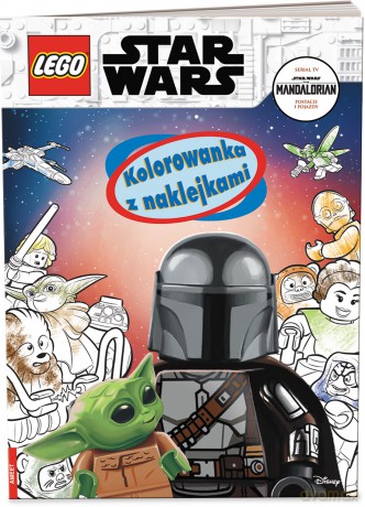 LEGO Star Wars Kolorowanka z naklejkami NA-6302 [KSIĄŻKA]