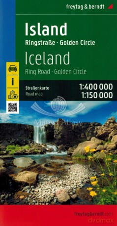 Mapa Islandia 1:400 000 FB [KSIĄŻKA]