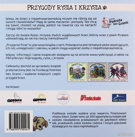 Przyjaciel Pirat. Przygody Rysia i Krzysia - Marta Ostrowska, Szczepan Atroszko [KSIĄŻKA]