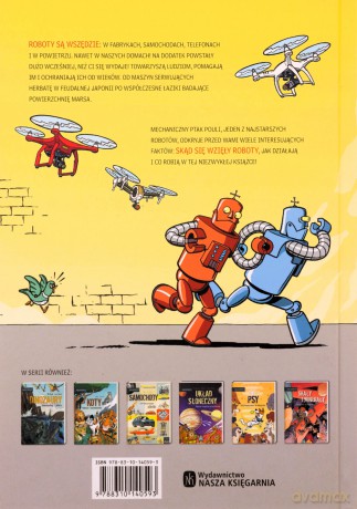 Roboty i drony. Dawno temu, teraz i w przyszłości. Naukomiks - Mairghread Scott [KOMIKS]