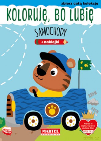 Samochody. Koloruję, bo lubię - Natasza Korpik [KSIĄŻKA]